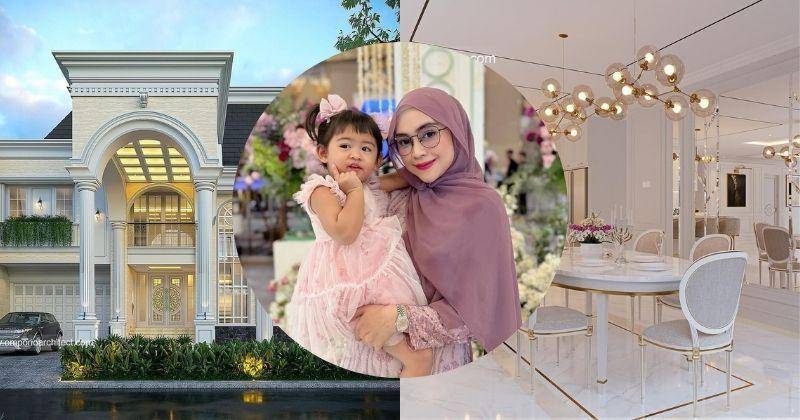 7 Foto Desain Rumah Baru Ria Ricis, Megah dan Mewah Tampilannya